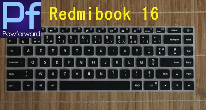 Clavier français azerty Silicone clavier couverture peau protecteur pour Xiao mi ordinateur portable Pro 15 15.6 Air 13 13.3 12 12.5 Franch: RedmiBook 16