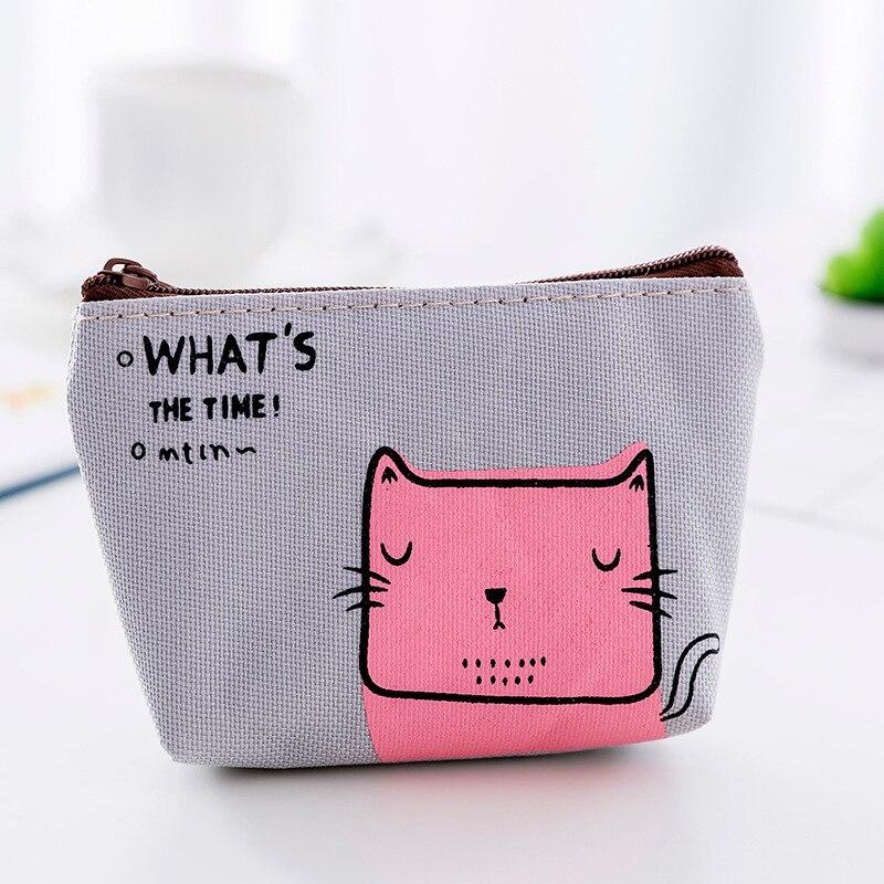 Canvas ID Credit Card Holder Women Travel ID Bank Credit Card Holder Business Card wallet: owl