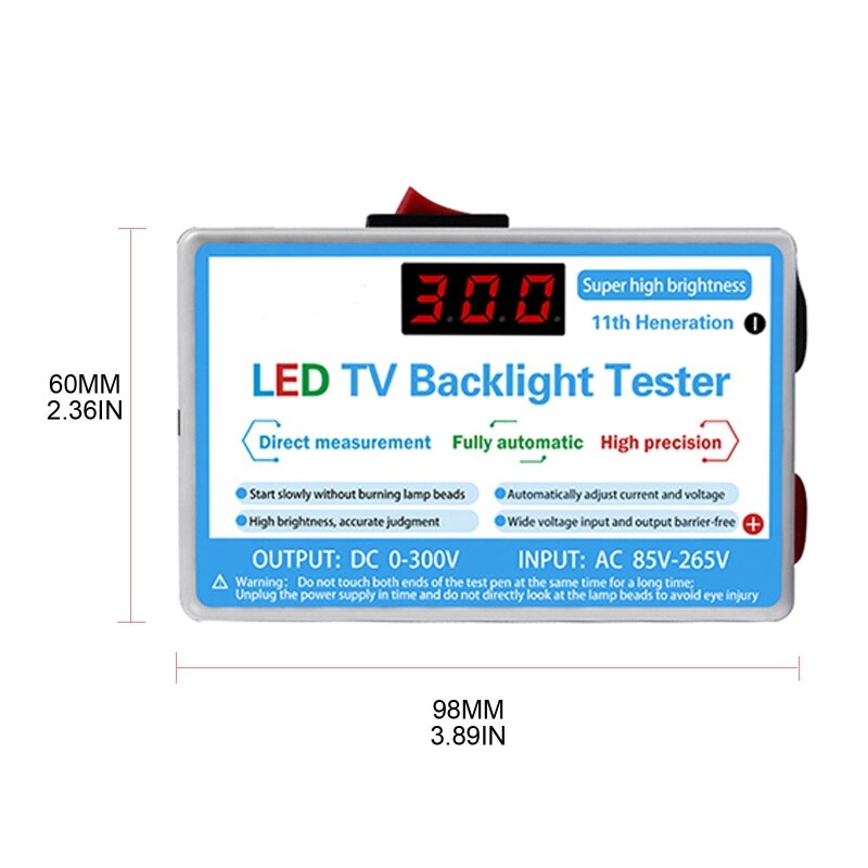 Led Light &amp; Tv Backlight Tester Led Strip Lamp Kralen Reparatie Testen Tool Eu/Ons 85AC