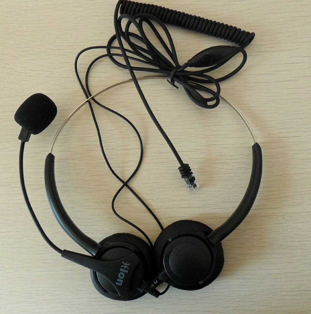 Wired Handy Headset mit Noise Cancelling Boom Mic