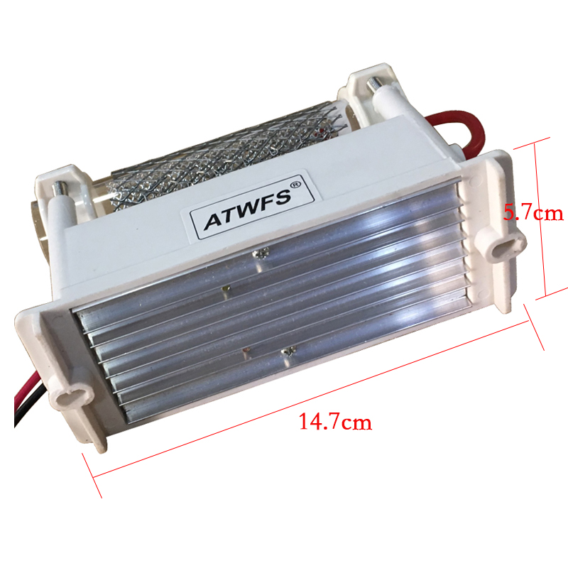 ATWFS zamontowany na pojeździe generator ozonu 12V 3.5G oczyszczacz powietrza sterylizator ozonu rura kwarcowa ze stali nierdzewnej Ozonator powietrza