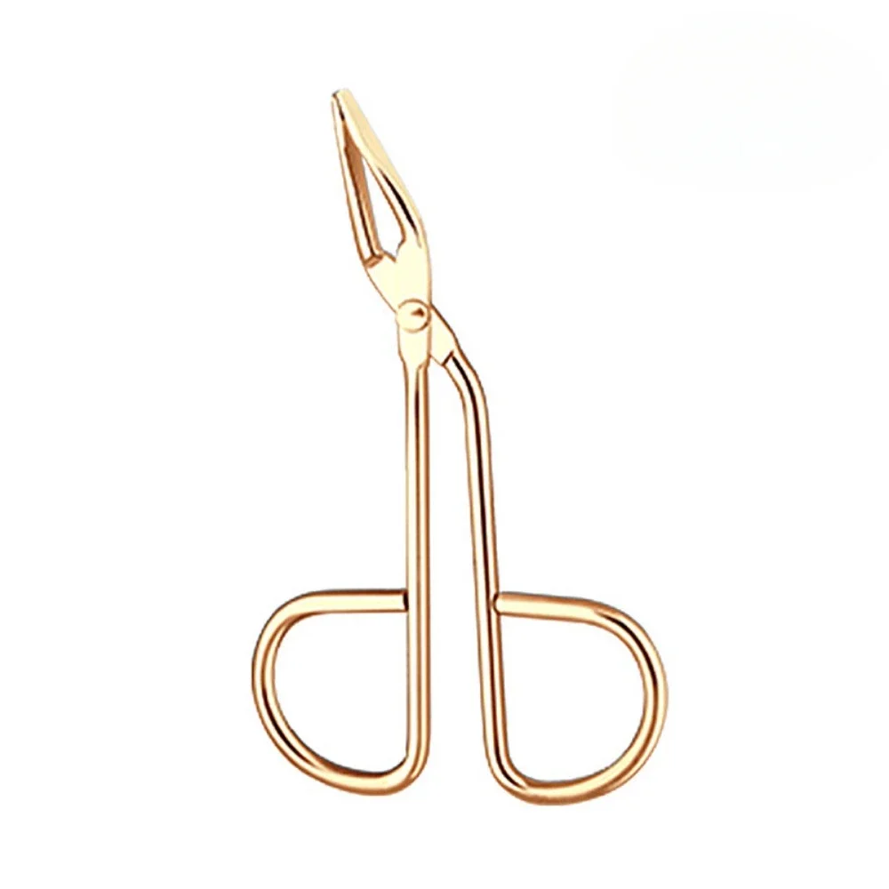 Schaar Gevormde Wenkbrauw Pincet Platte Kop Wimper Pincet Fijne Haren Trekker Oog Wenkbrauw Clips Neus Haar Verwijdering Schoonheid Make-Up Tools: WHITE