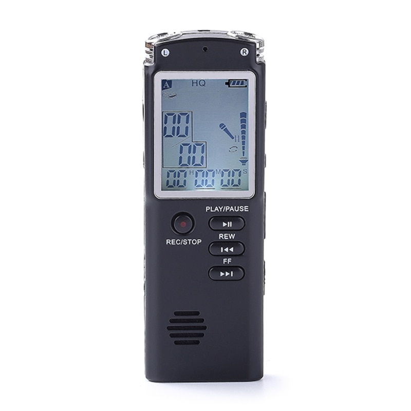 Digitale Voice Recorder 8Gb 1536Kbps Usb Professionele Sound Voice Recorders Wav MP3 Muziekspeler Eenvoudige Bediening