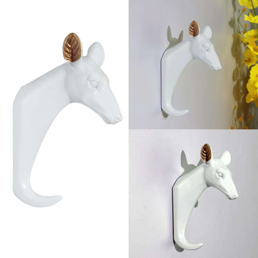 Wall Mounted Rack Hanger Holder Coat Hat Hook Storage Organizer Home Art Decor