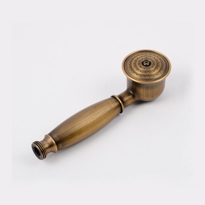 Becola europæisk stil med keramisk forgyldt telefon brusehoved sort antik messing håndbruser b -01: Antik
