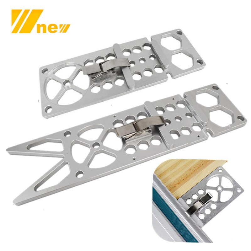 Woodworking Angle Stop 90 Degree Right Angle Guide Rail Clamp for Electric Circular Saw Engraving Machine Angle Cutting Position