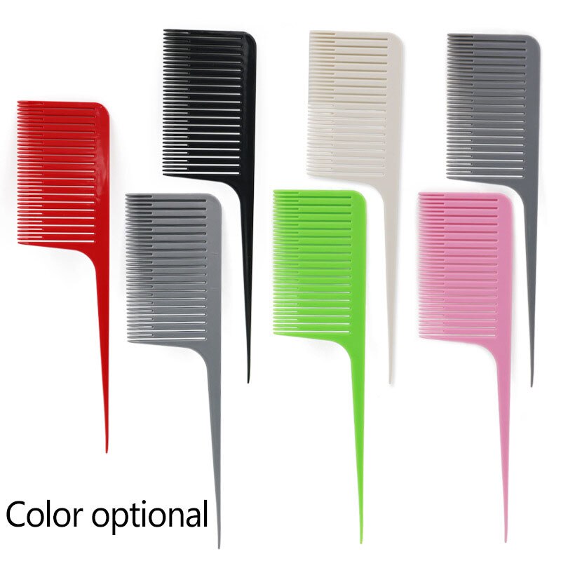 Peine de teñido de cola Pro-pelo teñido tejido corte peines cepillo de pelo para salón de peluquería resistente a altas temperaturas
