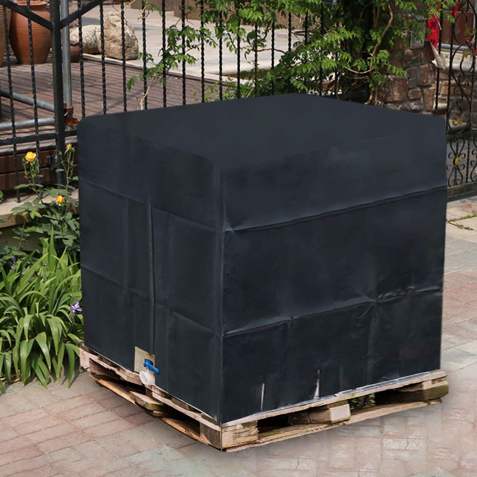 Ibc tanque de água capa protetora 1000 litros oxford pano ao ar livre à prova dwaterproof água e poeira capa protetor solar contamina uv ao ar livre