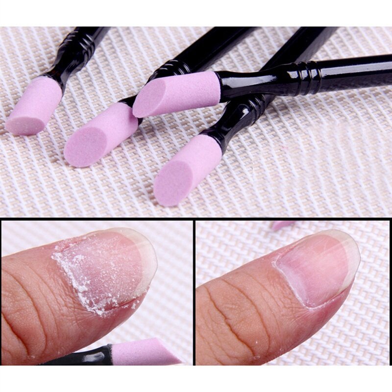 Stylo de polissage des ongles de exquis utile stylo de réparation de Peeling Simple pas facile à tomber outils de ponçage de stylo de polissage