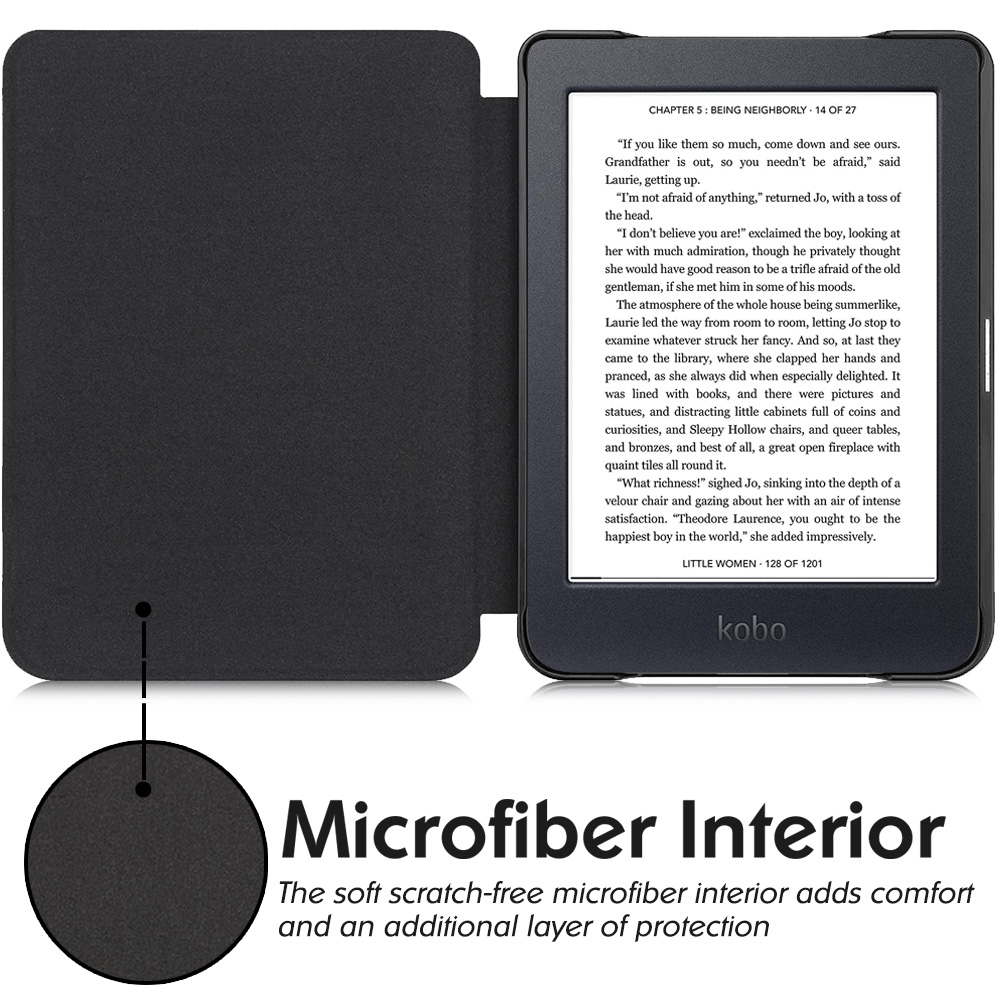 Kobo Nia Case (Model N306 Vrijgegeven)-Lichtgewicht Slanke Beschermhoes Met Magnetische Sluiting/Auto Sleep/Wake
