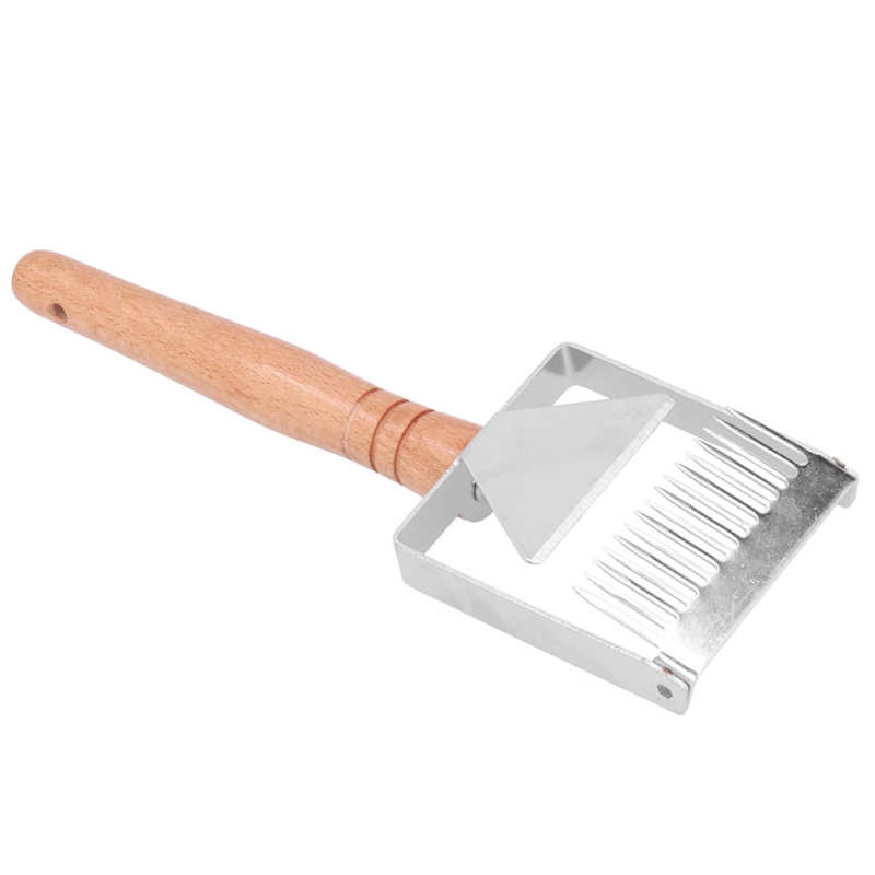 Honey Fork Scraper Shovel Stainless Steel Bee Hive Nest Uncapping Beekeeping Tool Hand Tool