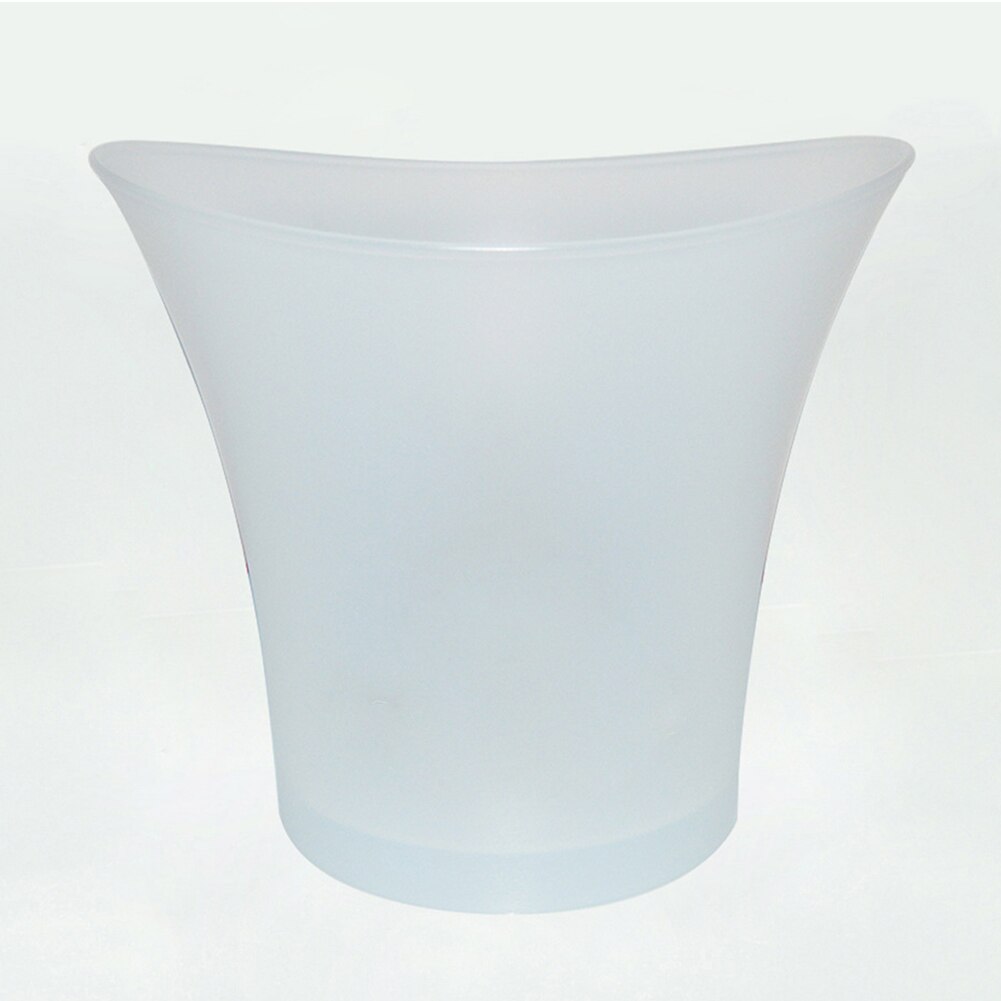 Barras LED de plástico impermeables para discoteca, de 5l cubo de hielo, Color champán, nocturna