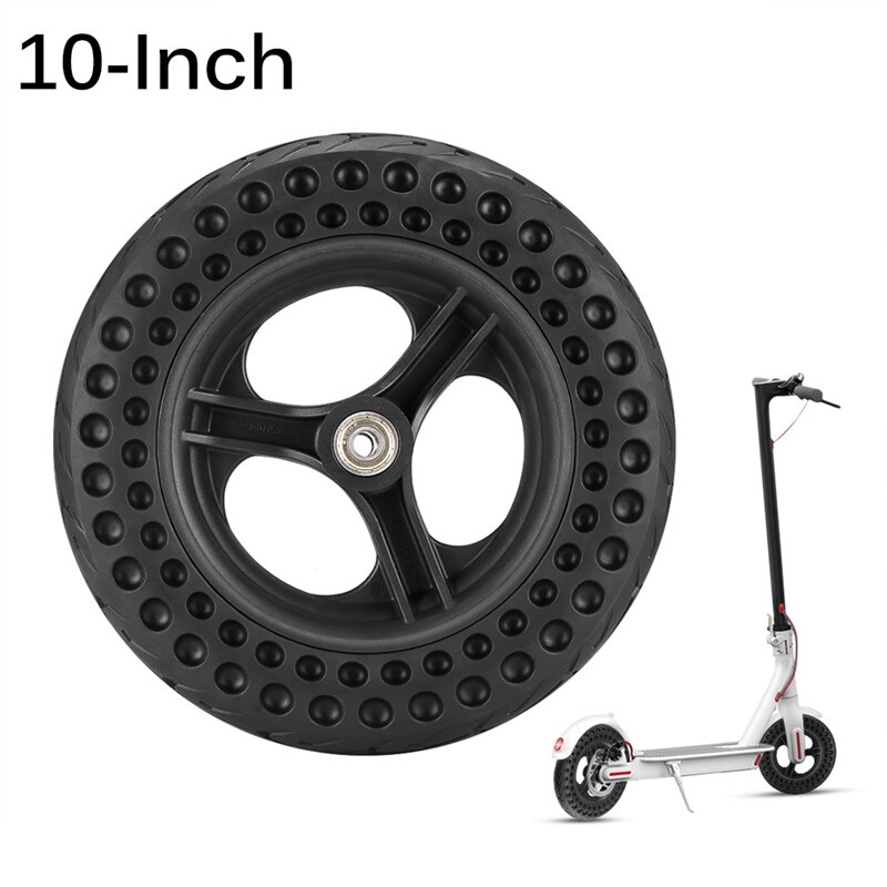 Elektrische scooterband 10 inch massieve band niet-pneumatisch anti-lek antislip wielband met naaf voor xiaomi  m365