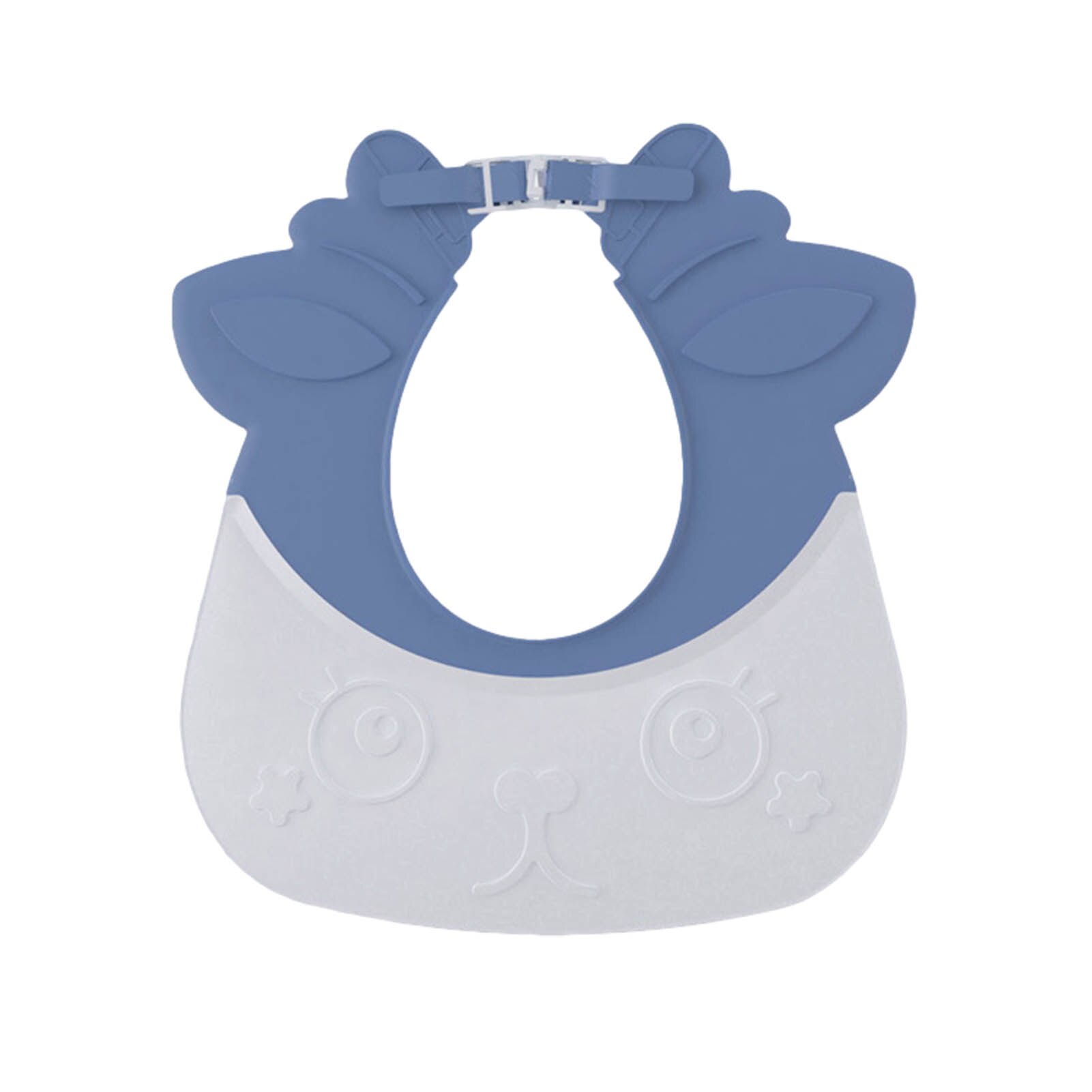 Baby Shower Cap Verstelbare Haar Wassen Hoed Voor Pasgeboren Baby Gehoorbescherming Kinderen Kids Shampoo Shield Bad Head Cover: Blue