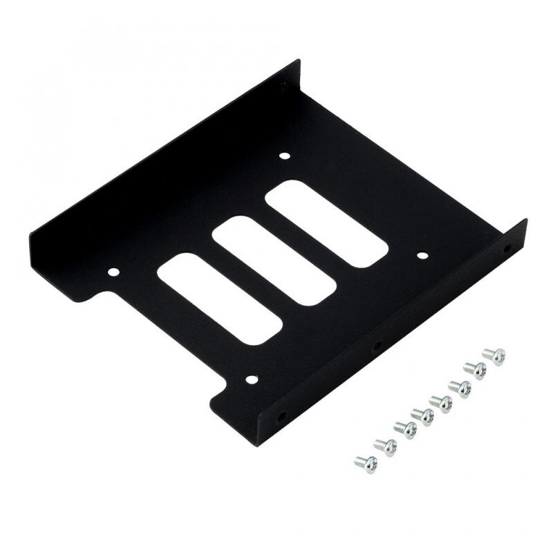 Draagbare 2.5 Inch Ssd Hdd Naar 3.5 Inch Metal Mount Adapter Beugel 8 Schroeven Harde Schijf Bracket Voor Pc Behuizing