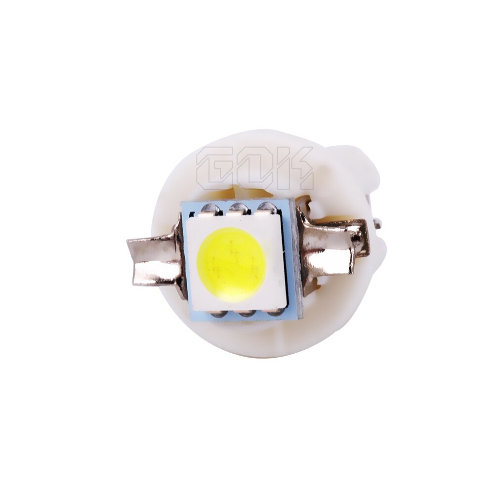 10 X T5 Led Lamp B8.5D Smd Gauge 5050 1SMD Speed Dashboard Dash Zij Gloeilamp Wit Blauw Rood Instrument licht
