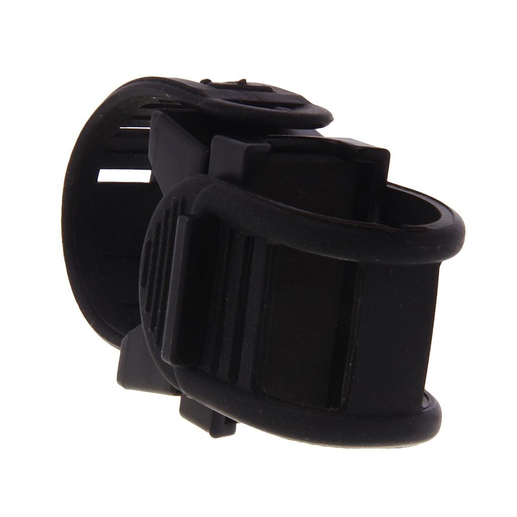 Adjustable Flashlight Holder Clip Holder Plastic Rubber Clamp