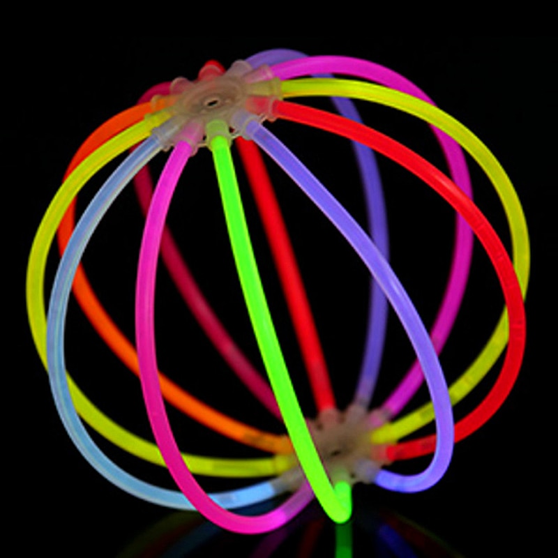 Glow Sticks Connector Hoeden Kinderen Volwassenen Licht Lichtgevende Sticks Accessoires Halloween Glow Party Bruiloft Verjaardagslevering