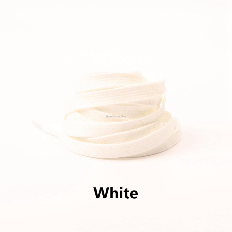2022 Lichtgevende Veters Gloeiende Fluorescerende Schoenveters Voor Sneakers Platte Veters Schoenen Gradiënt Schoenveter 120/140/160Cm shoestrings: WHITE / 160cm