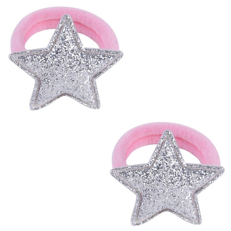 Neue 1 Paar Haar Bands Prinzessin Sterne Goldene Elastische freundlicher Krone Haar Seile Einstellbare Baby Kopfschmuck Herz Haar Zubehör: 5
