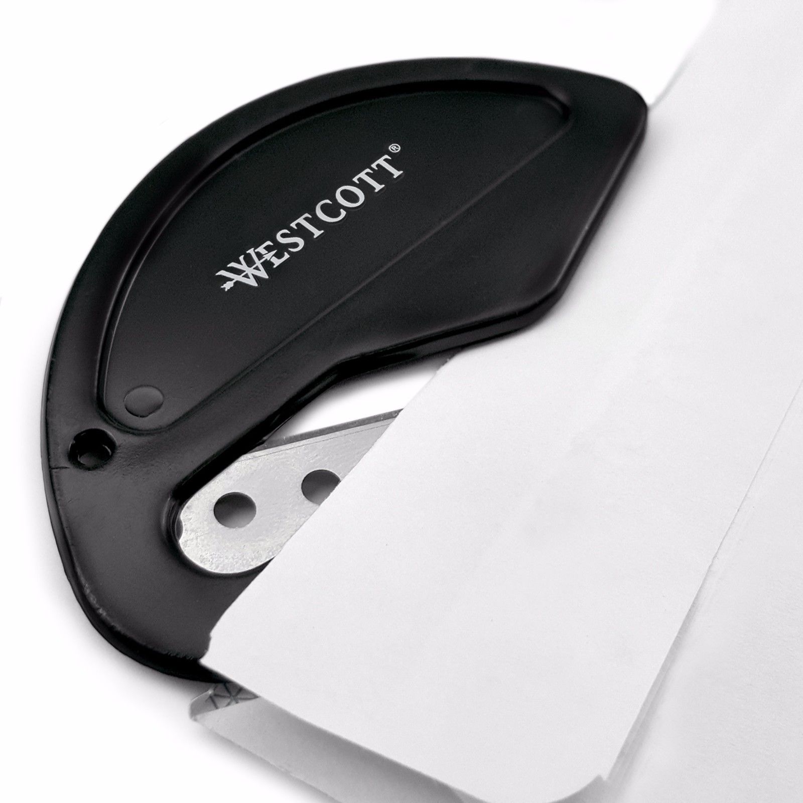 Mini brevåbner 10 stk / lot plast brev brev kuvert åbner sikkerhed papir beskyttet knivblad kontorudstyr tilfældig farve