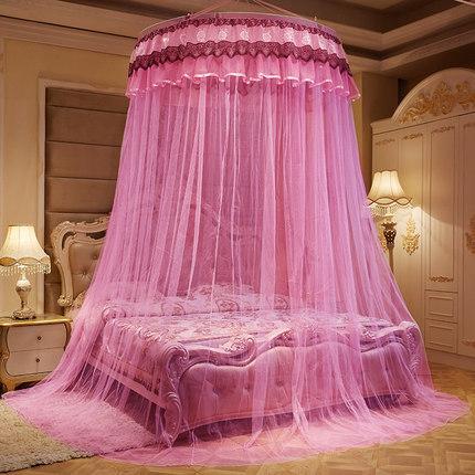 16 Kid Baby Bed Canopy Bedcover Mosquito Net Curtain Bedding Romantic Baby Girl Round Dome Tent Cotton: D