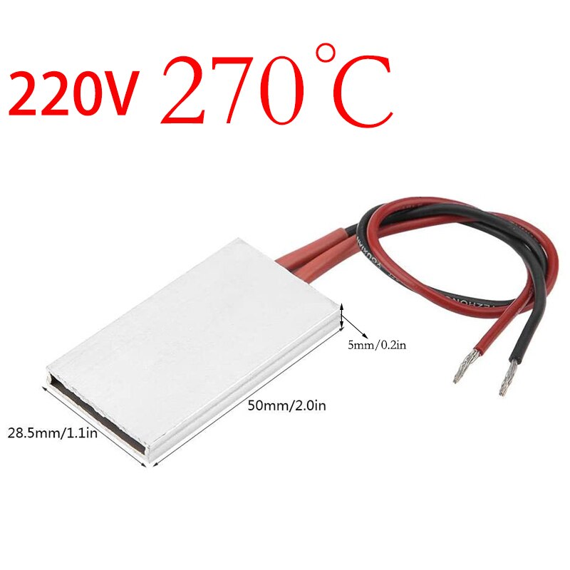 PTC-Heizelement 24V 200°C 8-50W – Konstantheizung Mit Alugehäuse, Für 12V–220V AC/DC Geeignet