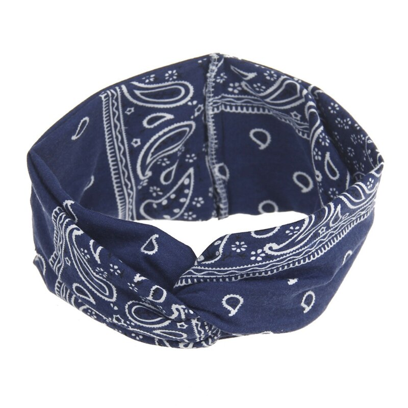 Paisley Haar Bandana Boho Haaraccessoires Yoga Outdoor Sport Haarband Hoofdband 4Pc