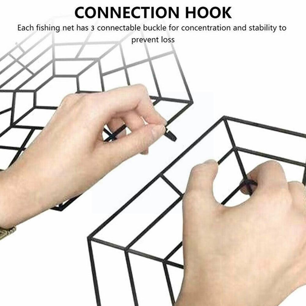 10 Packs Pond Guard Netting Pond Protective Net Plastic Pool Fish Net Protector Floating Heron Deterrent Grid Cover For Bir U2b9