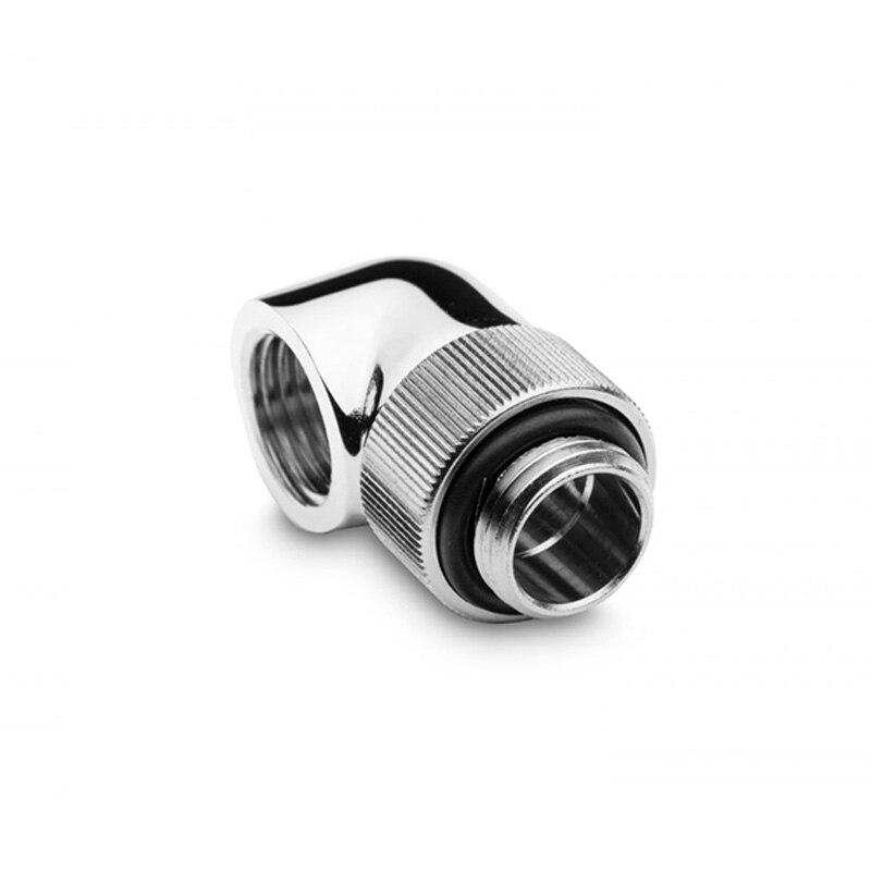 2PCS EKWB Classic Series 90 degree Adapter Fitting with G1/4" thread liquid loop elbow: Silver