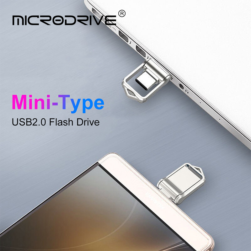 Pamięć flash usb 2.0 typu c 32gb 64gb 128gb , szybka pamięć 256gb