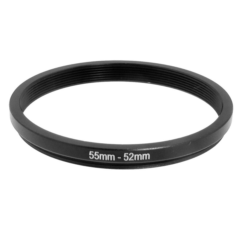 Adaptateur de bague abaisseur noir 55mm-52mm 55mm à 52mm pour appareil photo