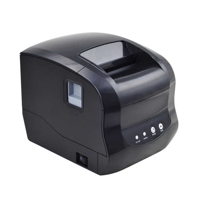 365B Label Barcode Printer USB Bluetooth Connection 80mm Thermal Receipt Bill Sticker Print