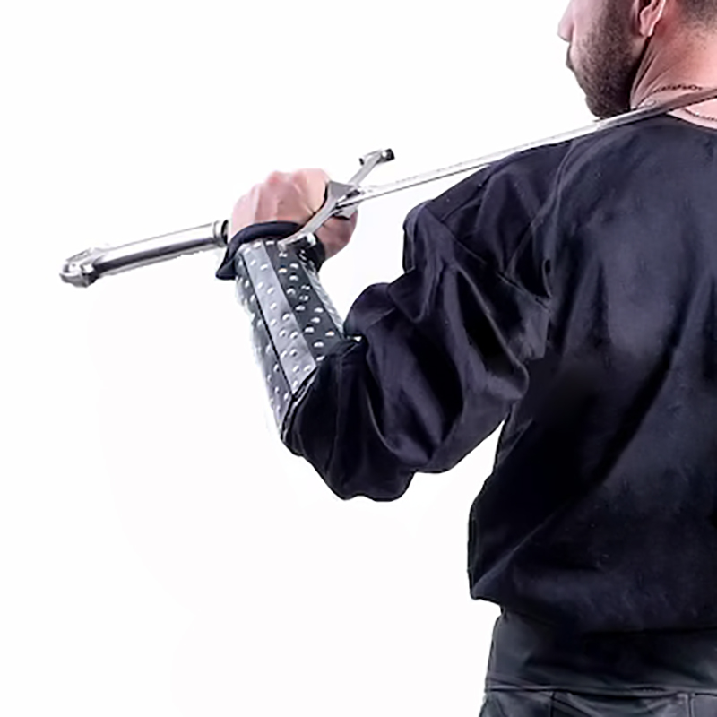 Medieval Knight Arm Guard Armor Bracer Viking Pirate Cosplay Costume Geralt Gauntlet Gloves Wristband Steampunk Accessory LARP