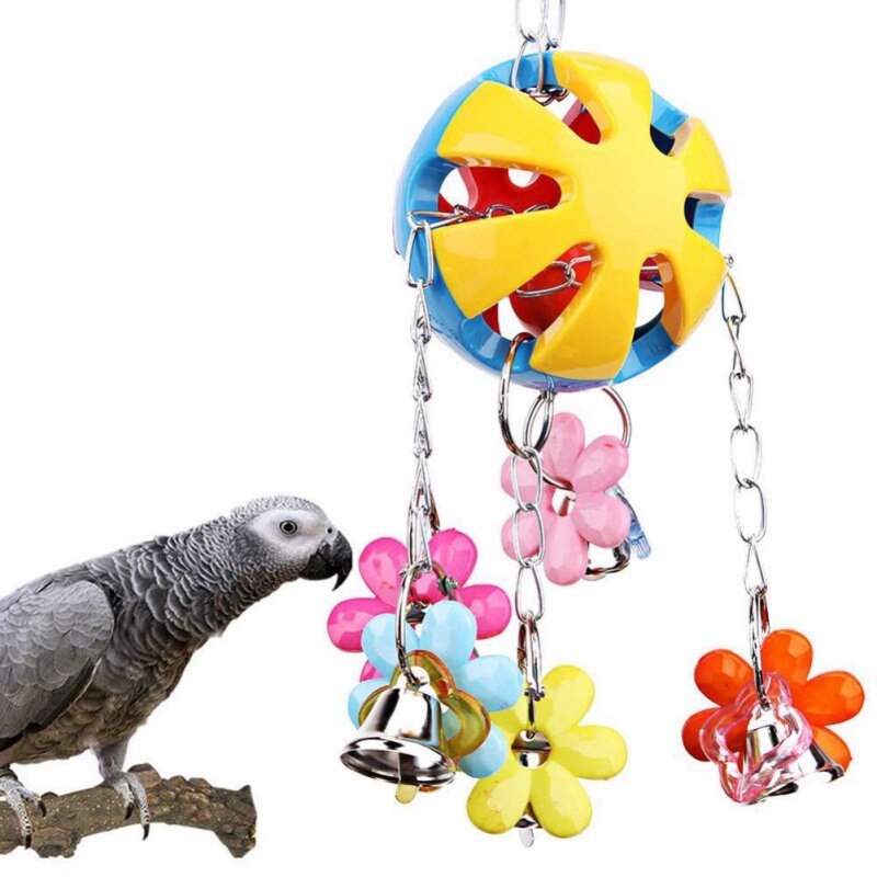 Litewoo Bird Stainless Steel Bell Toys, Safe and Stable Hanging
