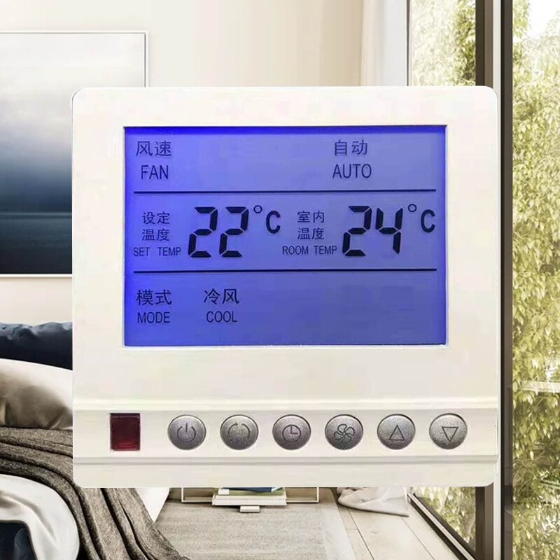 Smart Programmable Thermostat Air Conditioner Digital Temperature Controller for Wall Hanging Furnace Steam Room