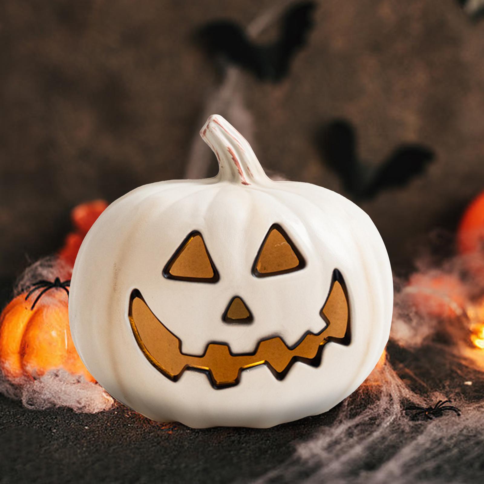 Halloween kurpitsa valo taide askartelu keräily kurpitsalyhty olohuoneeseen sisä- ja ulkotiloihin parvekkeelle juhlatarvikkeet puutarha: Tummanharmaa