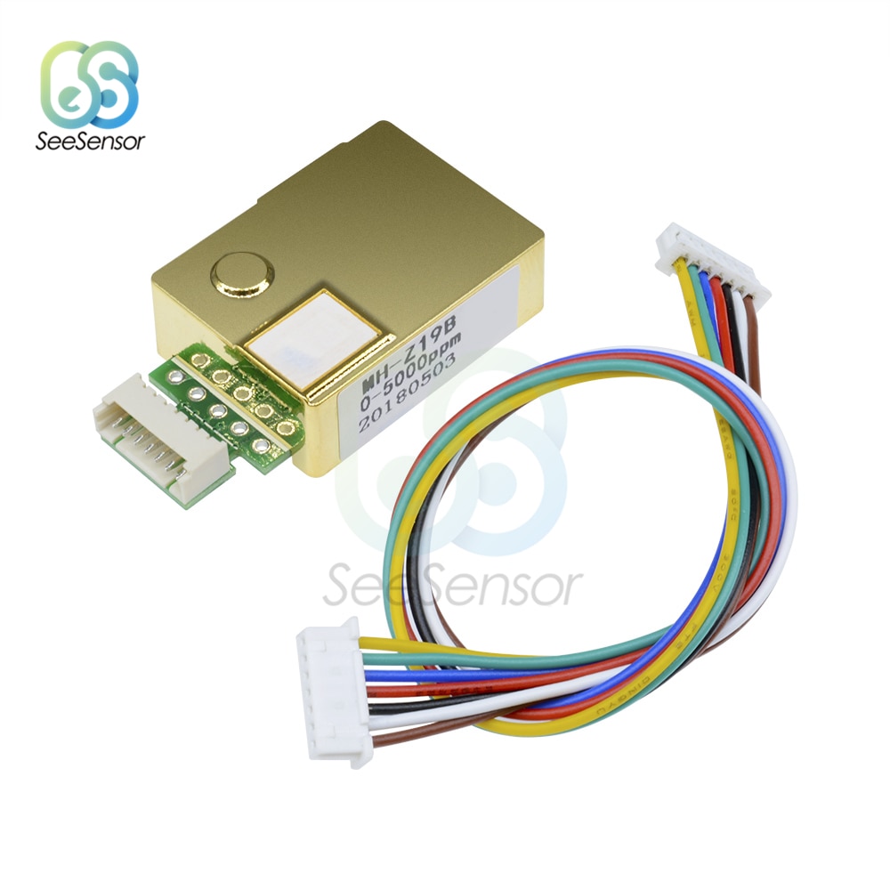 MH-Z19 Infrared CO2 Sensor Module for CO2 Monitor MH-Z19B Carbon Dioxide Gas Sensor 0-5000ppm