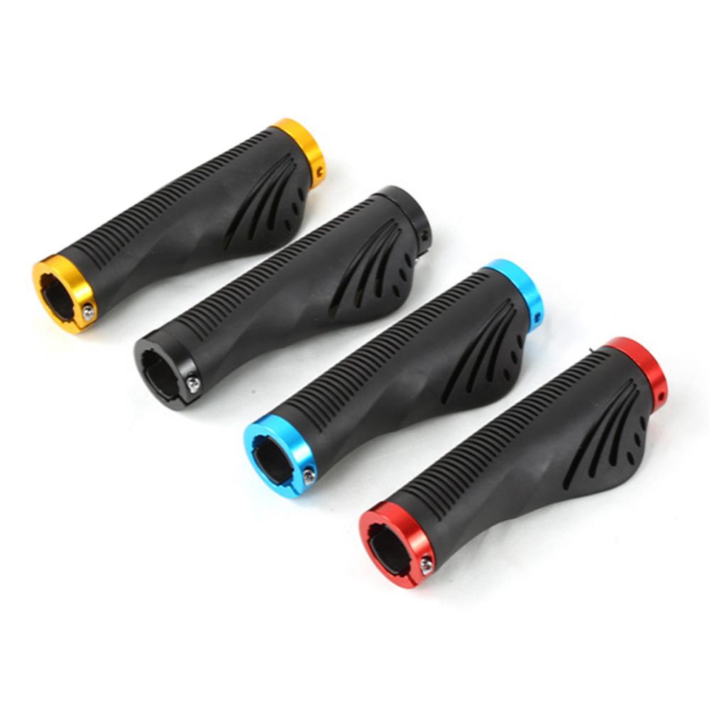 2pcs Bike Handlebar Grips Bicycle Handle Grips Ergonomic Double Fixation for Mountain Bike