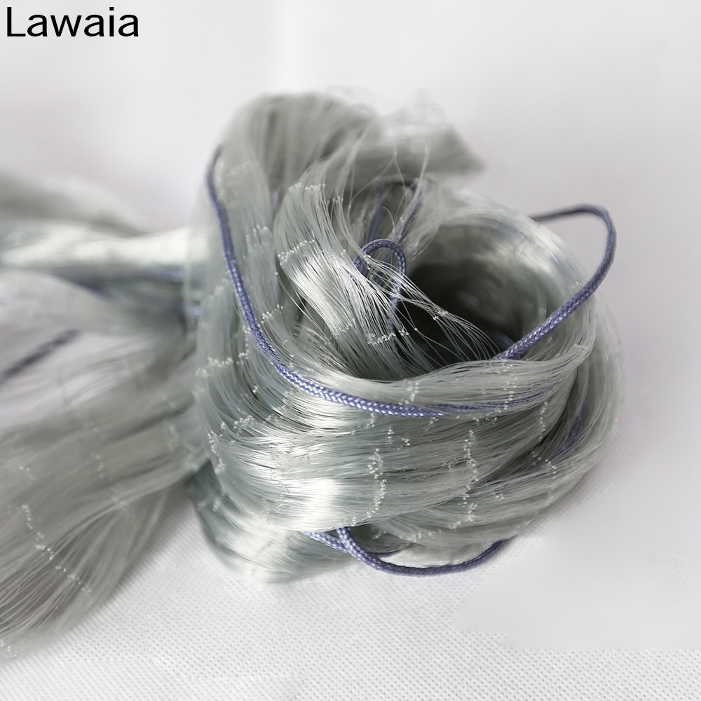 Lawaia Fishing Net Trap Monofilament Cast Network Single Layer Gill Finland Net Hand Throw Small Mesh Catch Fishing Accessory
