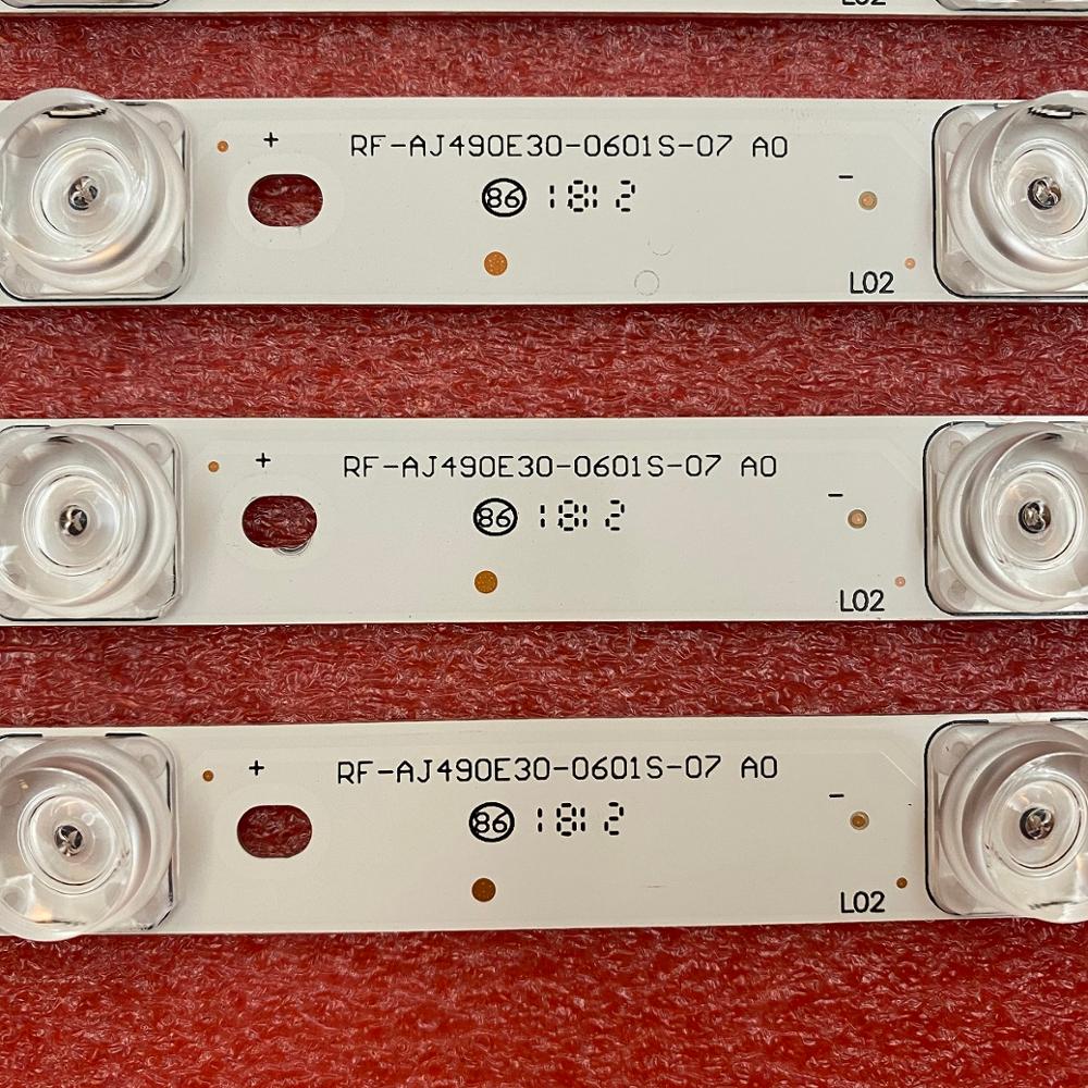 10 PCS/set 6LED 493mm LED backlight strip for LC-49CUGB362KS 49CUF8462ES LC-49CUF8372ES LC-49CUF8472ES RF-AJ490E30-0601S-07 A0