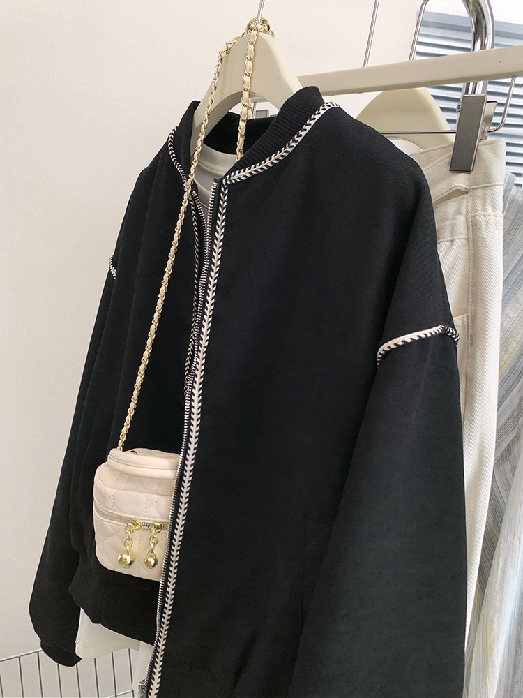 Herfstmode Vest Met Rits Honkbaljack Voor Dames Losse Casual Veelzijdige Jas Harajuku Mode Streetwear Jassen