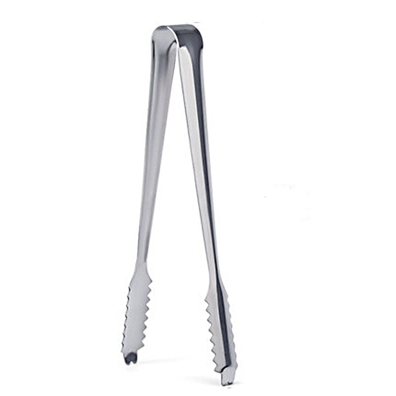 Herramienta de cocina de acero inoxidable, pinzas para barbacoa, , Bar, Clip para pan, comida, pinza para hielo, accesorios de cocina, 1 ud.