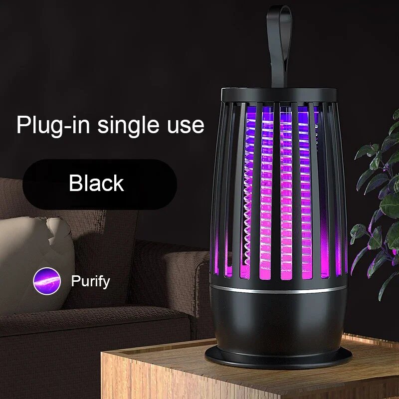 Muggenlamp Draagbare Muggenmoordenaar Afstotende Lamp Verwarming Vliegenval Mute Elektrische Insectenmoordenaar Usb Oplaadbare Indoorn Outdoor: Colorful