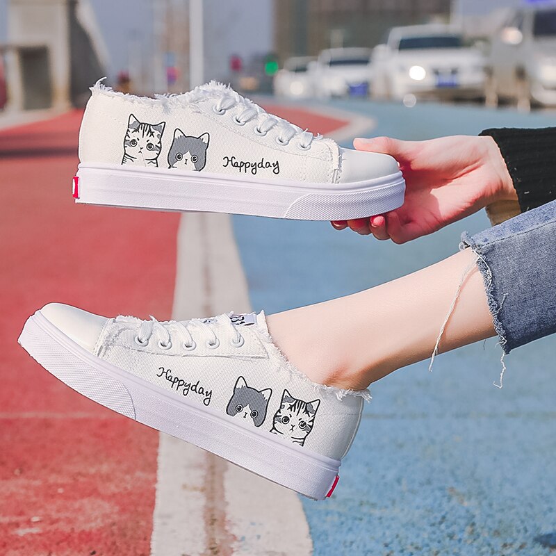 Kleurrijke damesschoenen canvas schoenen tijschoenen casual damesschoenen dames sportschoenen sneakers