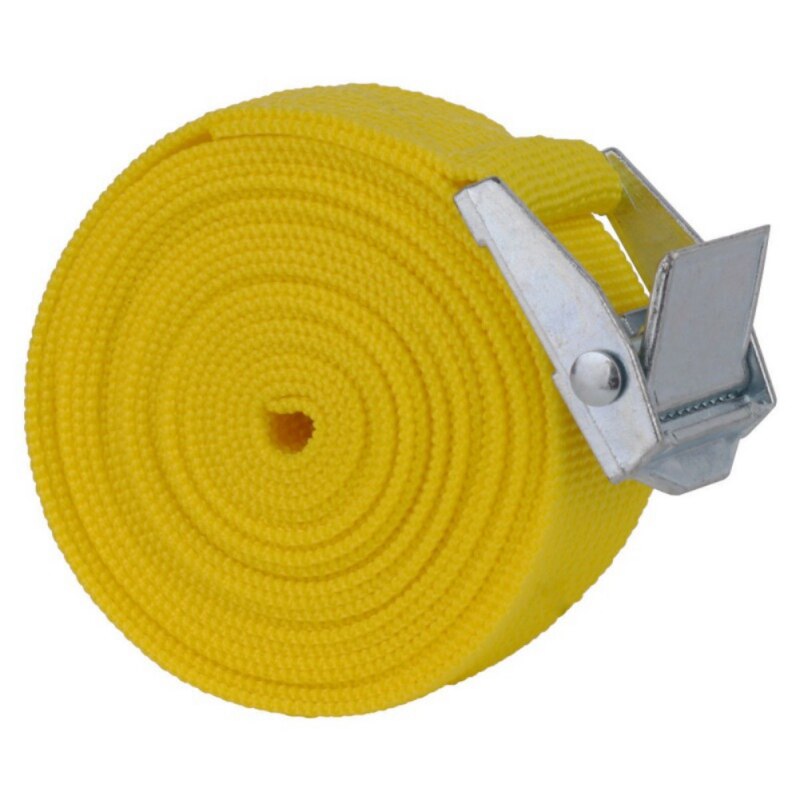 5M * 25Mm Auto Spanning Touw Tie Down Strap Sterke Ratchet Riem Bagage Tas Lading Sjorren Met metalen Gesp