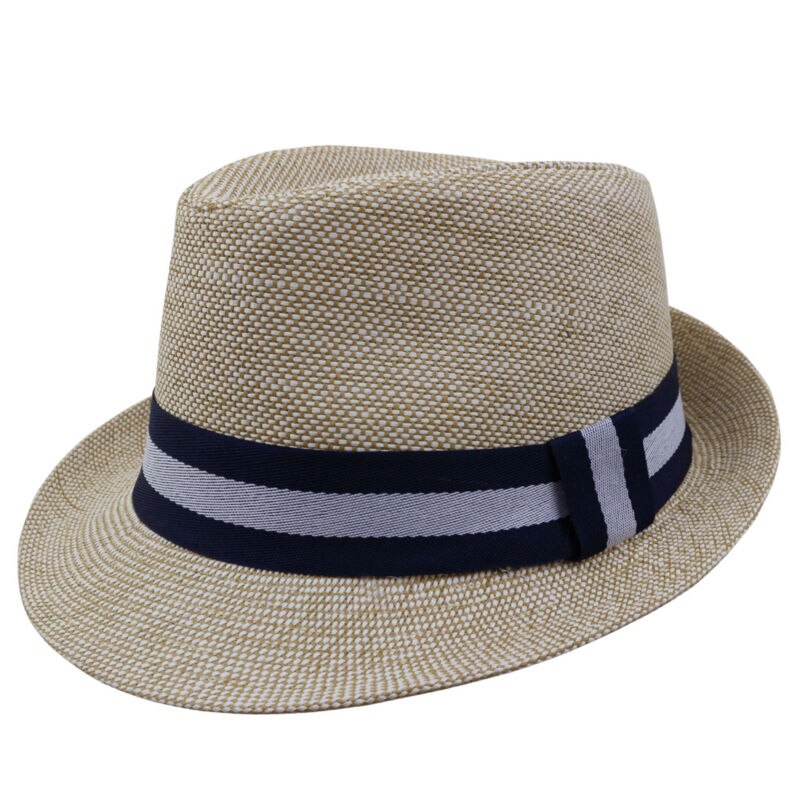 Comhats zomer Panama Fedora Trilby stro zon hoeden voor mannen Safari
