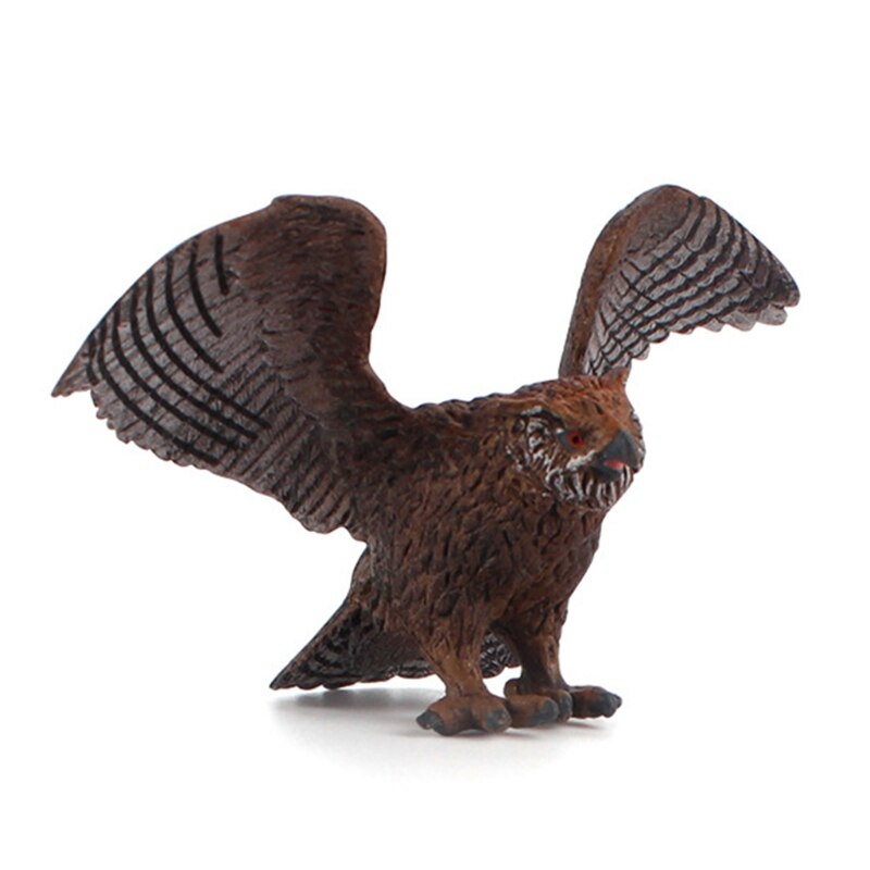 Simulated Bald Eagle Owl Model Realistic Bird Figurines Action Figure for Collection Science Educational Children Kids: ZQ803