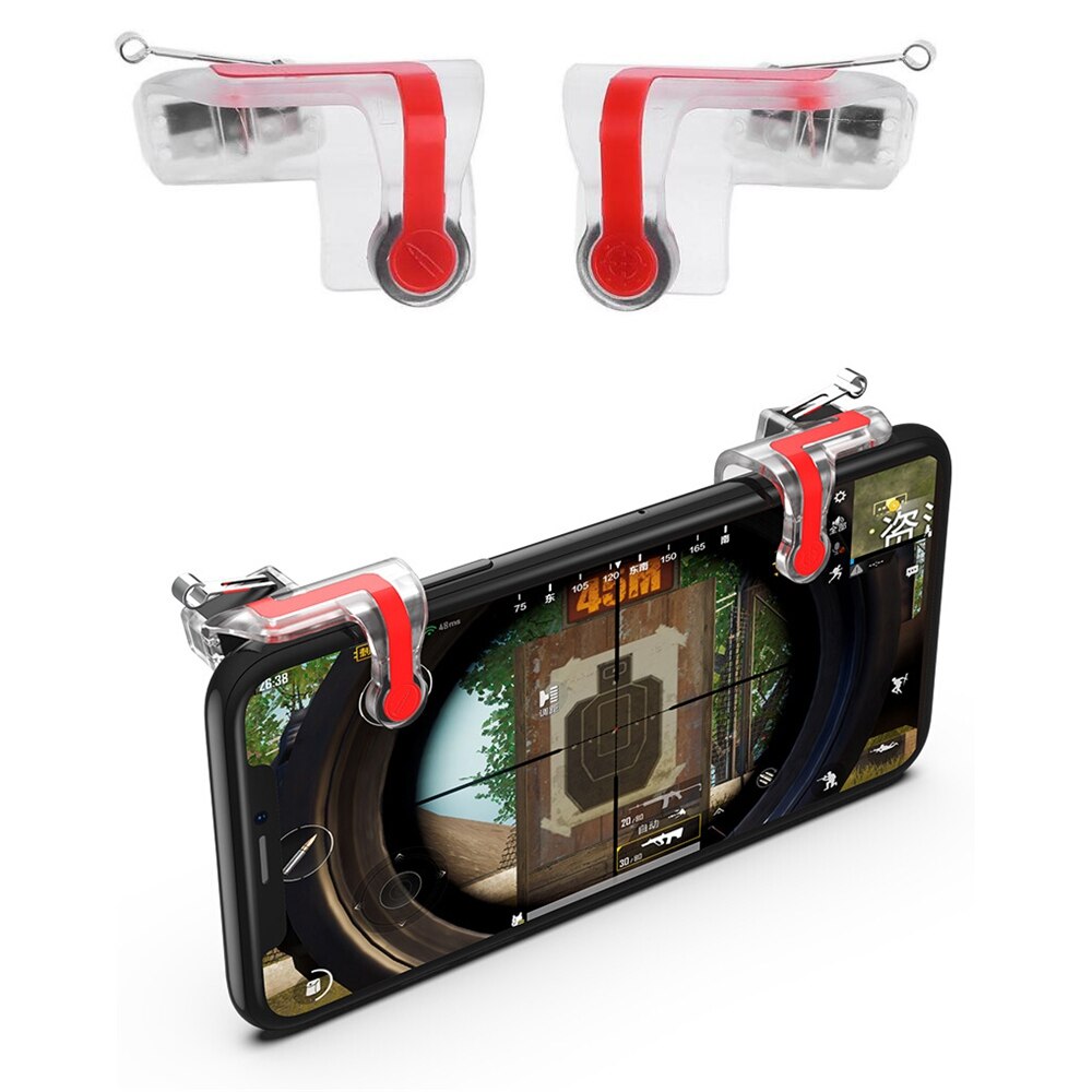 MN Mobiele Telefoon Gaming Fire Button Key Joysticks Game Shooter Controller 1 Paar