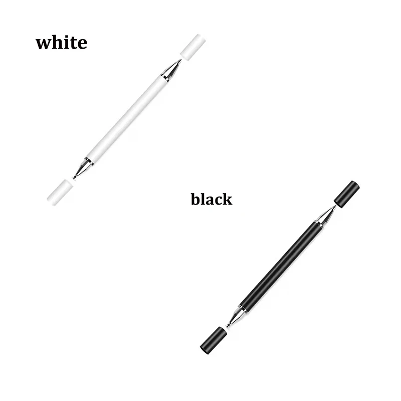 2-in-1 universele styluspen voor tablet mobiel Android ios telefoon iPad accessoires tekentablet capacitieve schermaanraakpen: Rood